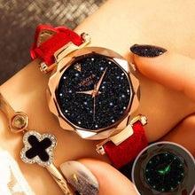 Starry Sky Multicolor Leather Fashion Bracelet Watch For Women Women's Watches Joom Store 