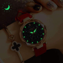 Starry Sky Multicolor Leather Fashion Bracelet Watch For Women Women's Watches Joom Store 