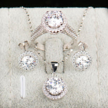 Sterling Silver Bridal Jewelry Set Bridal Jewelry Sets Modian Official Store