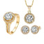 Sterling Silver Bridal Jewelry Set Bridal Jewelry Sets Modian Official Store Gold Plated Sets 9 