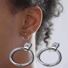 Stud Earrings For Women With Pointed Golden and Silver Push Back Stud Earrings FAMSHIN Official Store