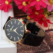 Susenstone Leather Quartz Analog Wristwatch Women's Watches YAZOLE Store 