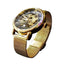 Transparent Case 3D Logo Engraving Men’s Mechanical Watch Mechanical Watches GMT 