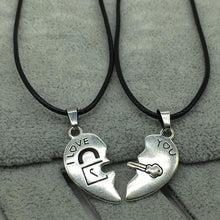 Two Pieces Heart Paired Necklace Pendant Necklaces THZY Store 