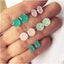 Various Design Bead Stone Push Back Stud Earrings For Women Stud Earrings Fine Too Store FTS692A1 