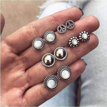 Various Design Bead Stone Push Back Stud Earrings For Women Stud Earrings Fine Too Store FTS692A2