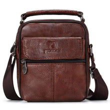 Versatile Genuine Leather Shoulder Crossbody Bags for Men Crossbody Bags FUZHINIAO Official Store Brown Mini(Max Length<20cm)