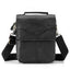 Vintage Genuine Leather Shoulder Crossbody Bag for Men Crossbody Bags GuangZhou CoolCow Leather Industry CO.,LTD Black 