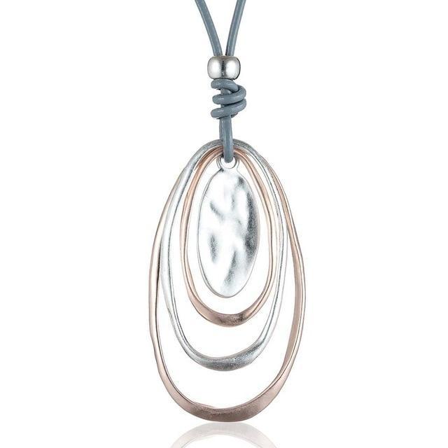 Vintage Geometric Necklace Pendant Necklaces Coostuff Official Store B 