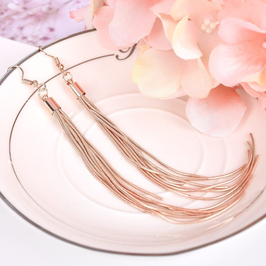 Vintage Long Tassel Earrings Drop Earrings I Handmade 