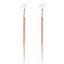 Vintage Long Tassel Earrings Drop Earrings I Handmade Rose Gold 