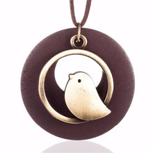 Vintage Wooden Bird Long Necklace Pendant Necklaces Coostuff Official Store 