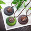 Vintage Wooden Plant Necklaces Pendant Necklaces Coostuff Official Store 