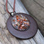 Vintage Wooden Plant Necklaces Pendant Necklaces Coostuff Official Store Brown 
