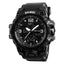 Waterproof Calendar Chronograph Dual Display Wristwatches Sports Watches Skmei OfficialFlagship Store Black 