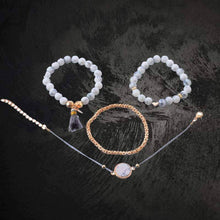 Women’s 4 in One Charm Bead Strand Bracelet With Variable Design Strand Bracelets HC Official Store