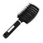 Women’s Bristle & Nylon Hair Scalp Massage Hair Comb Combs TP Makeup Store black 