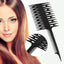 Women's Professional Big Tooth Hair Dyeing Tool Combs freezone8 black 