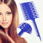 Women's Professional Big Tooth Hair Dyeing Tool Combs freezone8 blue 