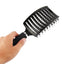 Women's Scalp Massage Bristle Nylon Hair Brush Combs TP Makeup Store 