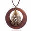 Wooden Pendant Long Necklace