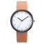 Yuhao Alloy Leather Quartz Watch Women's Watches 77 Queens Store Brown 2 